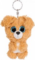 sleutelhanger Glubschis hond junior 9 cm pluche bruin