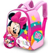 rugzak Minnie Mouse meisjes 25 cm neopreen roze