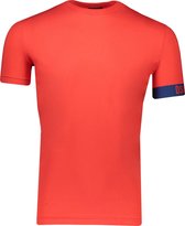 Dsquared2 T-shirt Rood Rood Aansluitend - Maat S - Heren - Herfst/Winter Collectie - Katoen;Elastaan