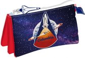 etui junior 21 x 3,5 x 11 cm polyester blauw/wit/rood