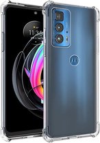 Motorola Edge 20 Pro Hoesje Schokbestendig TPU Back Cover Transparant