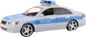 Politiewagen met licht en geluid 24 cm wit/blauw