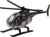 schaalmodel helikopter 1:64 groen 8 cm