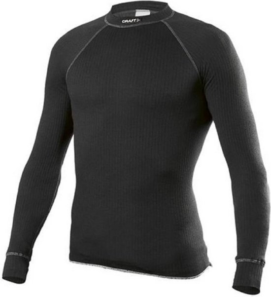 Craft Active ronde hals lange mouwen - Thermoshirt - Heren - maat XS -  zwart | bol.com