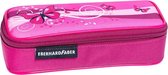 etui Vlinder junior 19,5 x 8 cm polyester roze