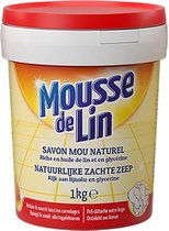 Mousse de Lin Natuurlijke Zachte Zeep - Met Lijnolie en Glycerine - 3 x 1 kg