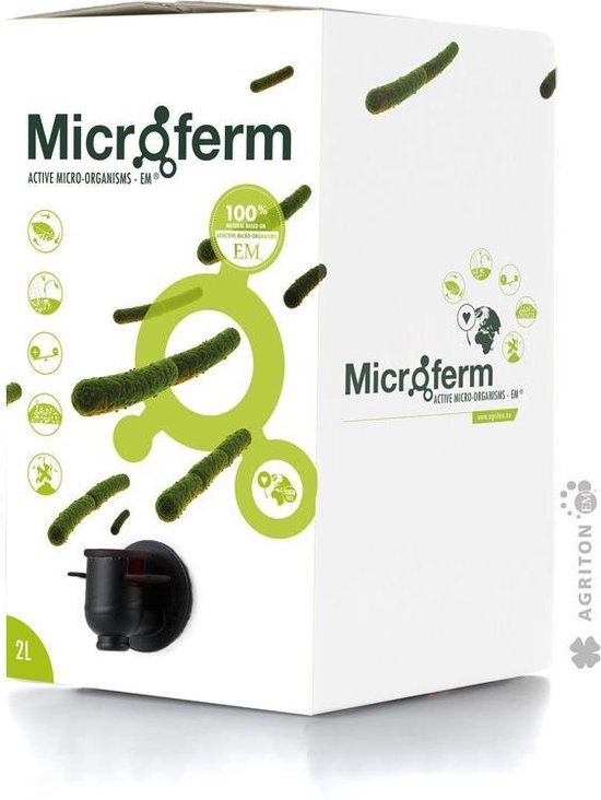 EM Microferm 20L - Mélange Micro-organismes Efficaces Pour Sol, Compost, Plantes - 100% Naturel