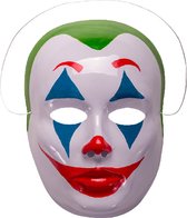 Carnival Toys Clownsmasker Joker Groen/blauw/wit One-size