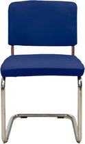 Stoelhoes Bandal® | Stoelhoezen | stoelhoes eetkamerstoel| stoelhoezen eetkamerstoel | hoezen voor stoelen | stoelhoesset | Handgemaakt in NL | 95% katoen | Donker Blauw