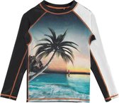 Molo - UV-zwemshirt met lange mouwen kinderen - Neptune LS - AOP - Sunset - maat 122-128cm