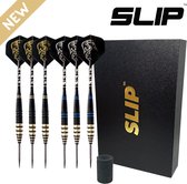 Slip Dartpijlen 23 gram - Set van 6 Pijlen - Steeltip Darts met Dart Flights - Cadeautip
