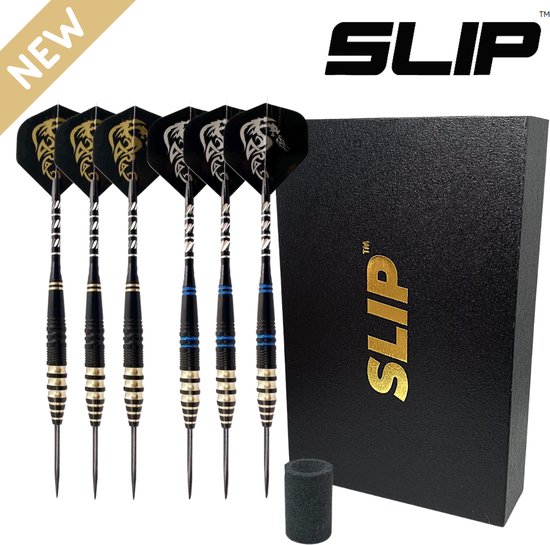 Slip Dartpijlen - Steeltips - Set van 6 - 23Gram - Uniek Cadeau - Darts