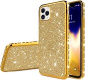 Apple iPhone 13 Pro Max Back Cover Telefoonhoesje | Glitter | TPU Hoesje | Goud