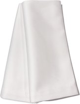 12 Witte damast servetten (Hotelkwaliteit: 250 gr/m2) - 100% katoen