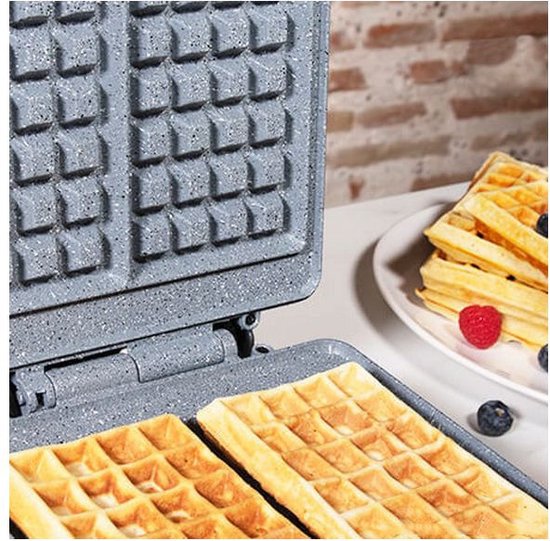 WAFELMAKER CECOTEC GOFRESTONE DOUBLE 1200W Sandwich maker