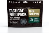 Tactical Foodpack Rice and Pork (115g) - Rijstmaaltijd met varkensvlees - 523kcal - buitensportvoeding - vriesdroogmaaltijd - survival eten - prepper - 8 jaar houdbaar - lunch of a