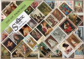 Postzegelpakket - 200 verschillende Schilderijen