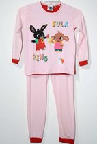 Bing Bunny Meisjes Pyjama - Konijn Pyjamaset. Kleur Roze. Maat 116 cm / 6 jaar.