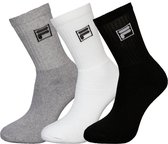 Fila - 6-pack Sokken - Wit/Grijs/Zwart - Maat 43-46