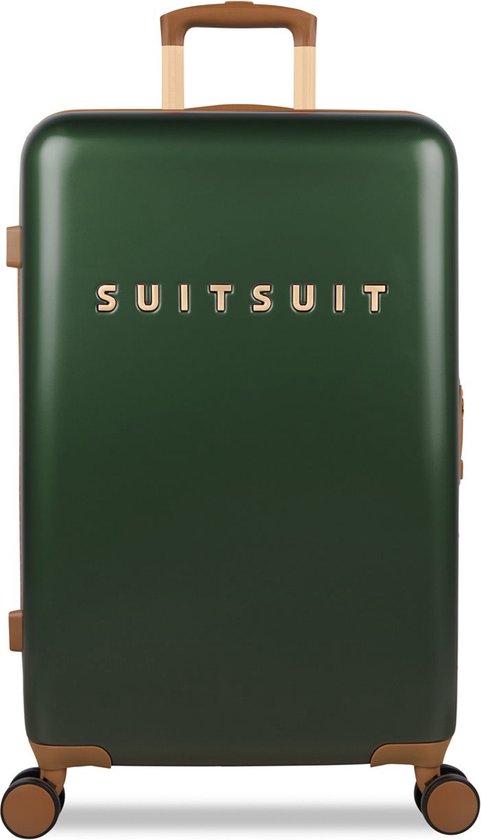 SUITSUIT - Fab Seventies Classic - Beetle Green - Reiskoffer (66 cm) |  bol.com