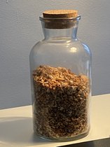 voorraadpot - glazen bokaal - muesli - noten - granola - 1100 ml - 6 stuks
