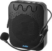 Spraakversterker 10 W - Moukey Draagbare Oplaadbare Miniversterker - met Bedrade Microfoon Headset en Tailleband