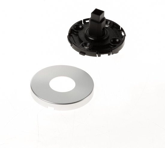 Poignée rosace ronde ASL aluminium F0