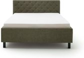 SanRemo gestoffeerd bed 180x200 cm incl. lattenbodem met opbergruimte.