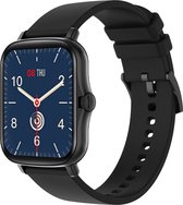 DrPhone GTE8 - Slimme Horloge / Smartwatch voor Mannen / Vrouwen - Zwemmen - Stappenteller - Hartslag Voor IOS / Android - Zwart