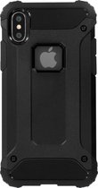 Apple iPhone X/10 Hoesje - Mobiparts - Rugged Shield Serie - Hard Kunststof Backcover - Zwart - Hoesje Geschikt Voor Apple iPhone X/10