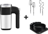 Grator® Multifunctionele Handmixer 500W - Elektrische Garde - Professionele Mixer - Met Klopper & Mixer - 5 Snelheden + Turbo