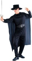 Witbaard Verkleedpak Zorro Heren Polyester 6-delig Maat M/l
