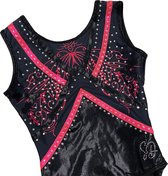 Sparkle&Dream Turnpakje Dana Orangeade Neon - AXS | maat 152 - voor turnen en gymnastiek