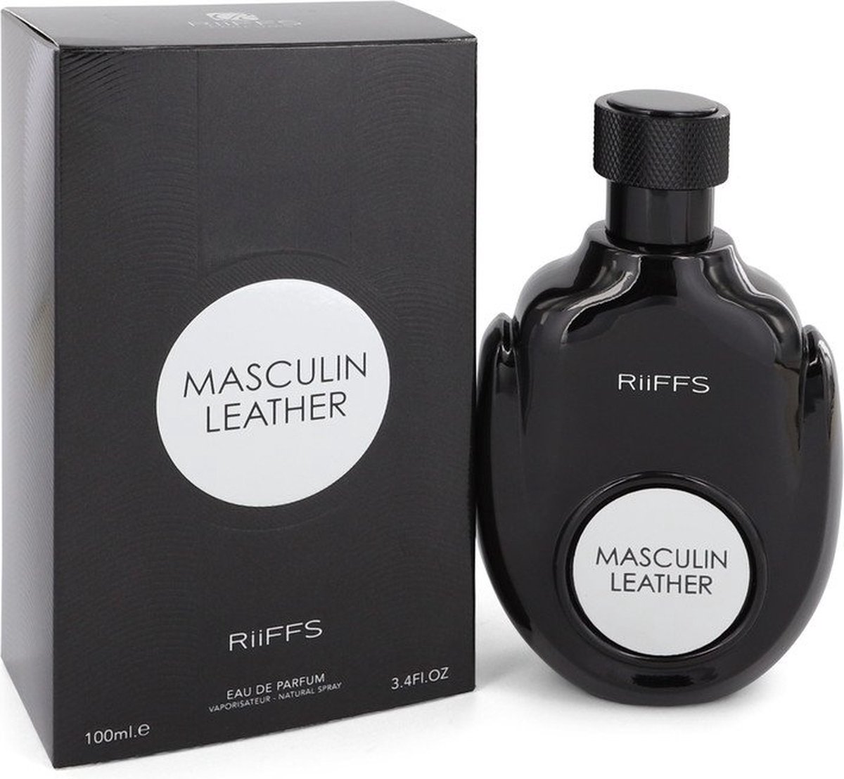 Riiffs Masculin Leather Eau De Parfum Spray 100 Ml For Men