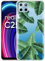 Realme C25Y Hoesje Palm Leaves - Designed by Cazy