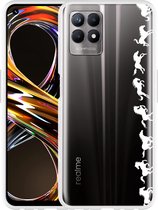 Realme 8i Hoesje Horses in Motion - Designed by Cazy