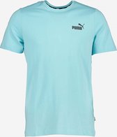 Puma Essentials Small Logo heren sport T-shirt - Blauw - Maat XXL