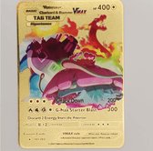 Pokémon Gold Metal Card - VMAX Metalen Special Kaart - Pokemon Gouden Tag Team Gigantamax - Pokemon Go Kaarten - Venusaur, Charizard, Blastoise - Starter Blast - Speciale Kaart - C