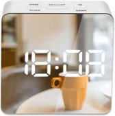 Digitale Wekker - LED Alarmklok - Spiegel Klok - Multifunctioneel - Rheme