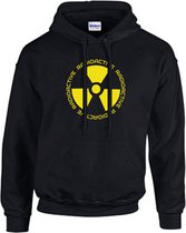 hoodie | Gevarensymbolen | Radioactief cirkel - L