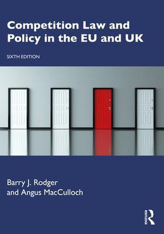 Competition Law and Policy in the EU and UK - cover
