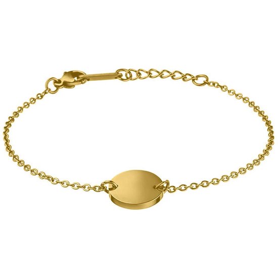 Victorious Dames Armband Goud – Goud Rondje – 14 t/m 18cm