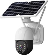 Dakta® Beveiligingscamera | Op zonne-energie | Binnen Beveiligingscamera | Wifi camera | Nachtzicht | Smartcamera | Monitor