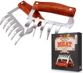 MikaMax Meat Claws - Bbq Klauwen - Vlees Klauwen - Pulled Pork Klauwen - Gemakkelijk Vlees Uit Elkaar Trekken - Flessenopener - Set van 2