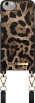 Ideal de Suède Téléphone Collier Coque iPhone 8/7/6/6s Midnight Leopard