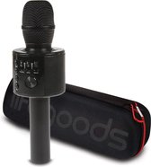 LifeGoods Karaoke Microfoon - Draadloos - Bluetooth Android/iPhone/Apple - HiFi Speaker - Zwart