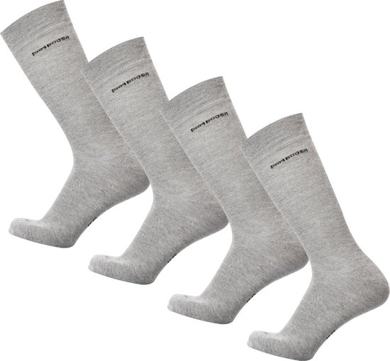 Bamboe Sokken | Anti-zweet Sokken | Naadloze Sokken | 4 Paar - Grijs |  Maat: 46-47 |... | bol.com