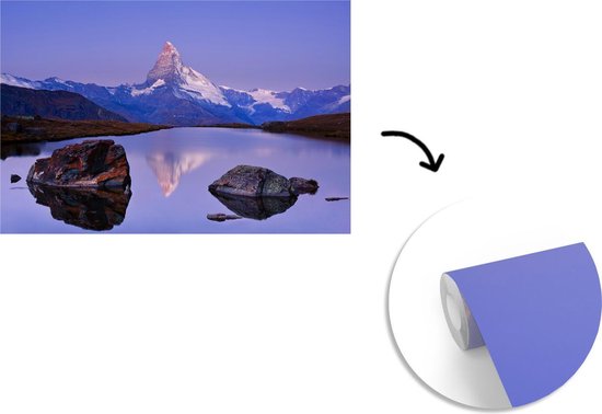 Papier peint - Papier peint photo peint Cervin et plus en Suisse - Largeur 525 cm x hauteur 350 cm