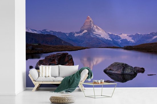 Papier peint - Papier peint photo peint Cervin et plus en Suisse - Largeur 525 cm x hauteur 350 cm