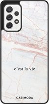 Samsung a52s hoesje - C'est la vie | Samsung Galaxy A52 5G case | Hardcase backcover zwart